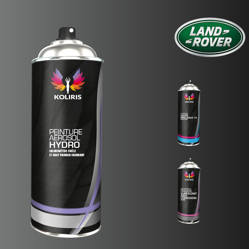 Pack 3 aérosols peinture voiture hydro Landrover 400ml