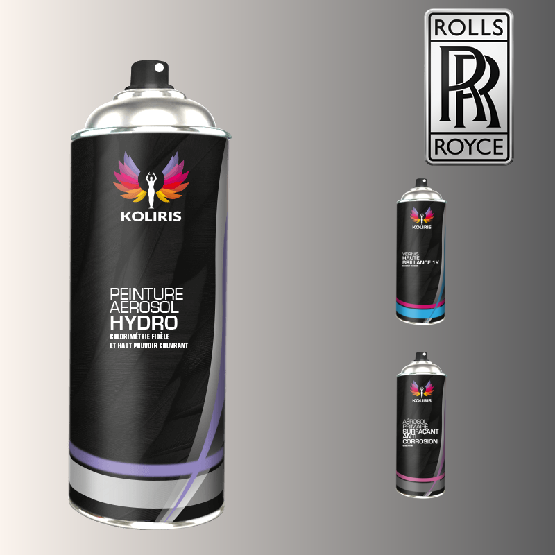 Pack 3 aérosols peinture voiture hydro Rolls Royce 400ml - Carenciel.pro
