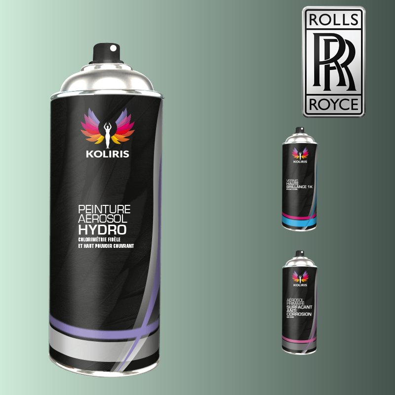 Pack 3 aérosols peinture voiture hydro Rolls Royce 400ml - Carenciel.pro