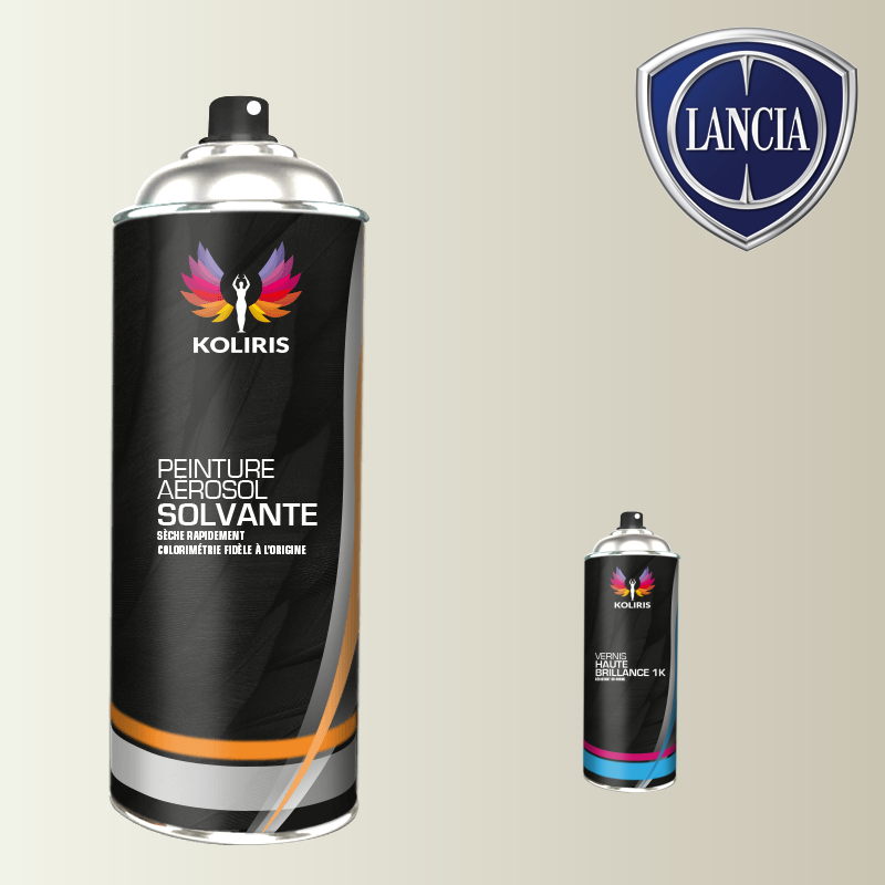 Pack 2 aérosols peinture voiture solvant Lancia 400ml