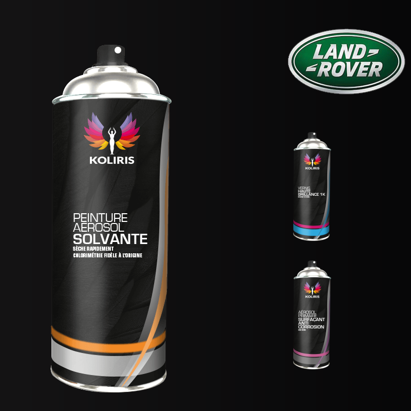 Pack 3 aérosols peinture voiture solvant Landrover