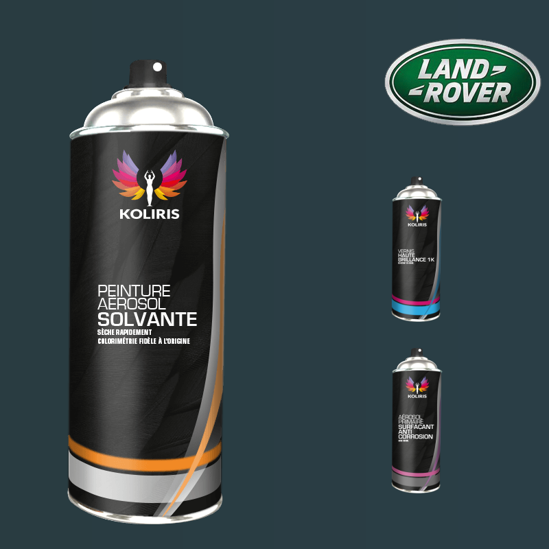 Pack 3 aérosols peinture voiture solvant Landrover