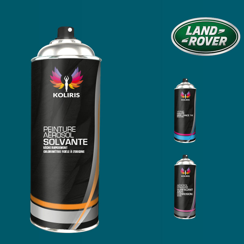 Pack 3 aérosols peinture voiture solvant Landrover