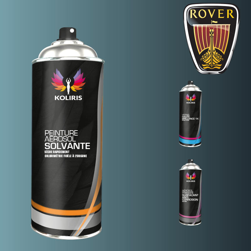 Pack 3 aérosols peinture voiture solvant Rover 400ml - Carenciel