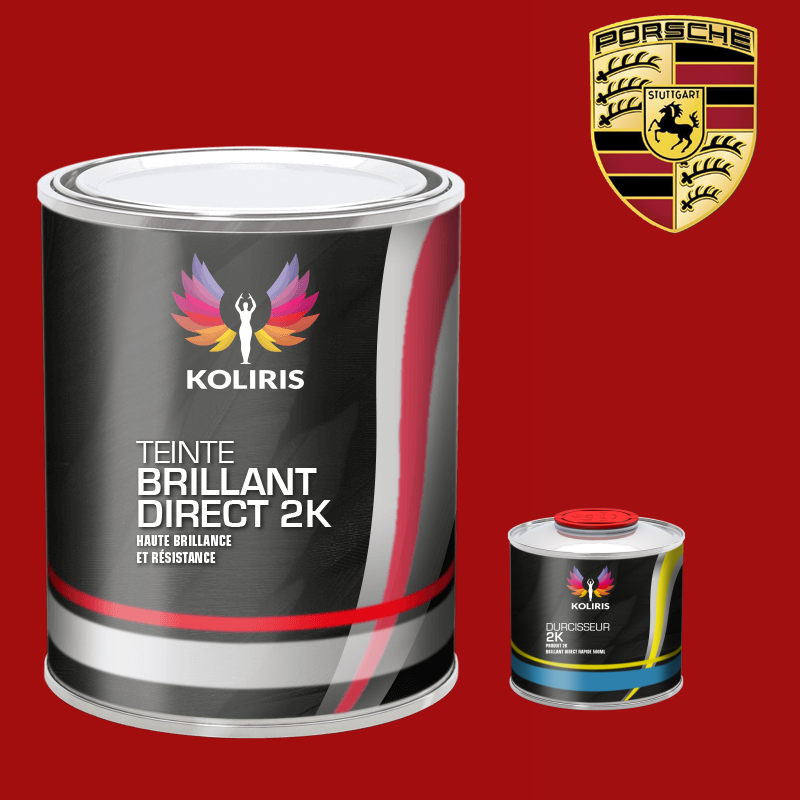 Kit peinture et durcisseur voiture brillant direct VOC420 Porsche - Carenciel