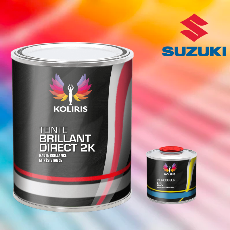 Kit peinture et durcisseur voiture brillant direct VOC420 Suzuki - Carenciel