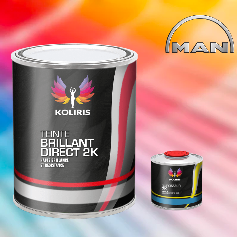 Kit peinture et durcisseur utilitaire - camion brillant direct VOC420 Man