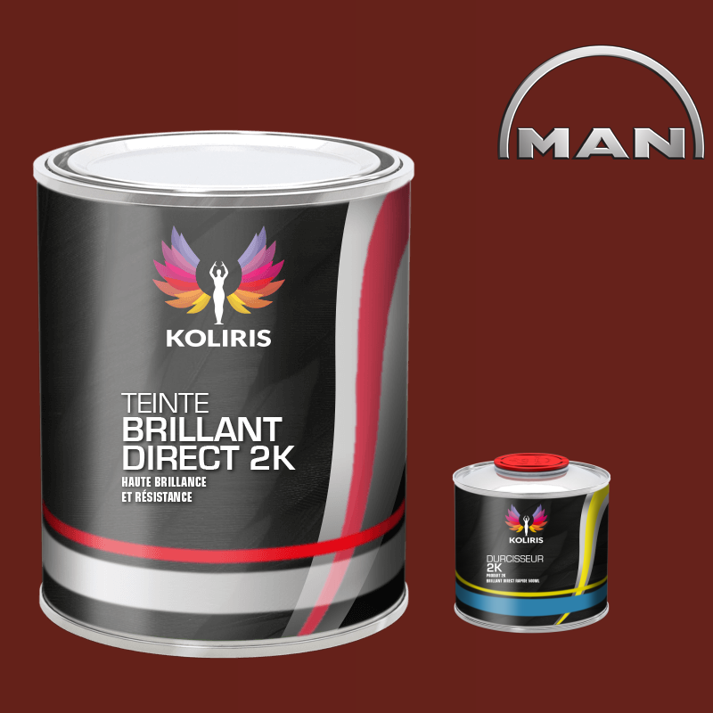 Kit peinture et durcisseur utilitaire - camion brillant direct VOC420 Man