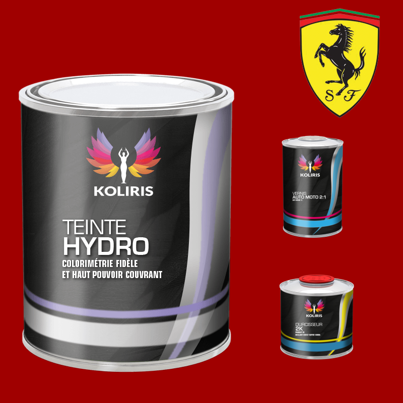 Kit peinture et vernis voiture hydro Ferrari - Koliris