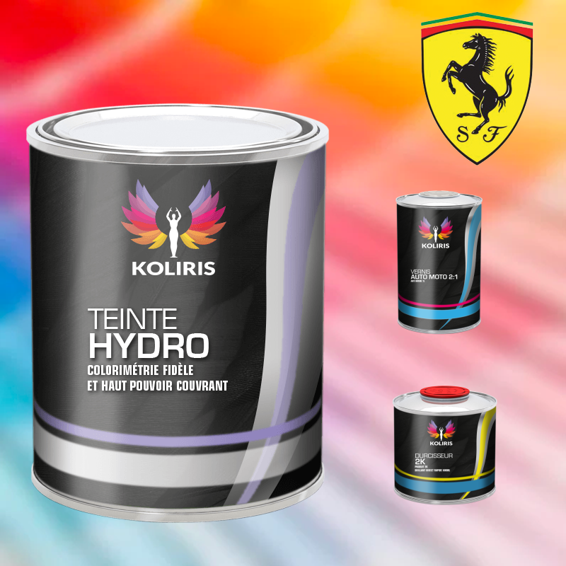 Kit peinture et vernis voiture hydro Ferrari - Koliris