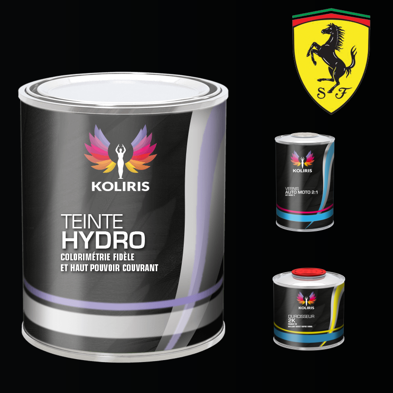Kit peinture et vernis voiture hydro Ferrari - Koliris
