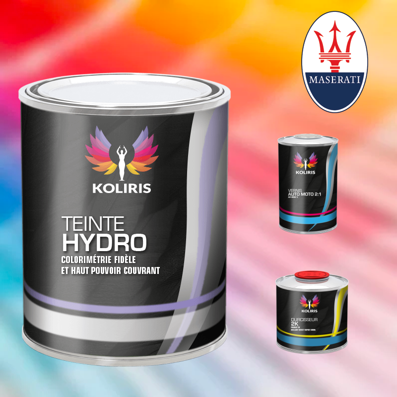 Kit peinture et vernis voiture hydro Maserati - Carenciel.pro