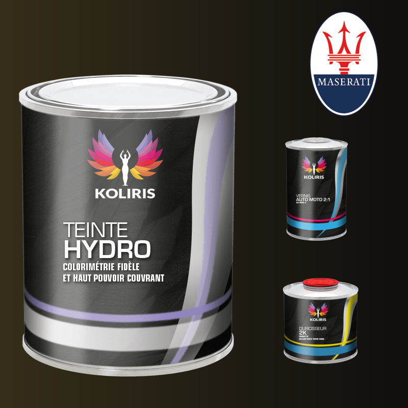 Kit peinture et vernis voiture hydro Maserati - Carenciel.pro
