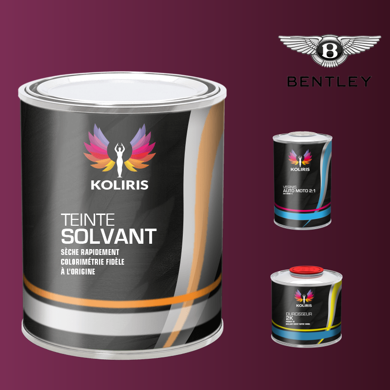 Kit peinture et vernis voiture solvant Bentley - Koliris