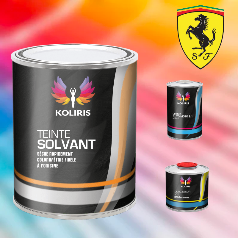 Kit peinture et vernis voiture solvant Ferrari - Koliris