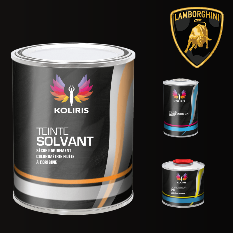 Kit peinture et vernis voiture solvant Lamborghini - Carenciel