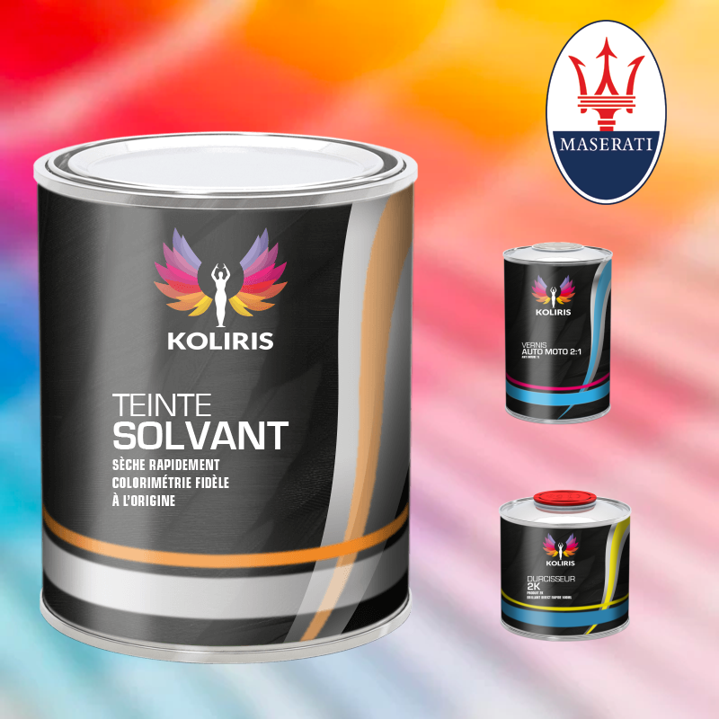 Kit peinture et vernis voiture solvant Maserati - Carenciel.pro