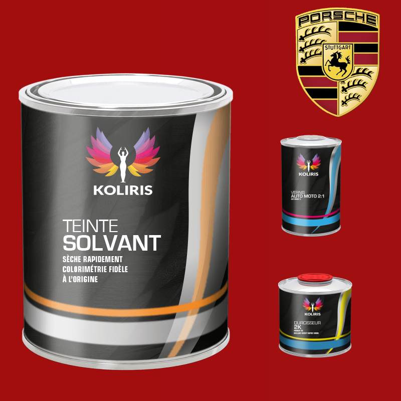 Kit peinture et vernis voiture solvant Porsche - Carenciel.pro
