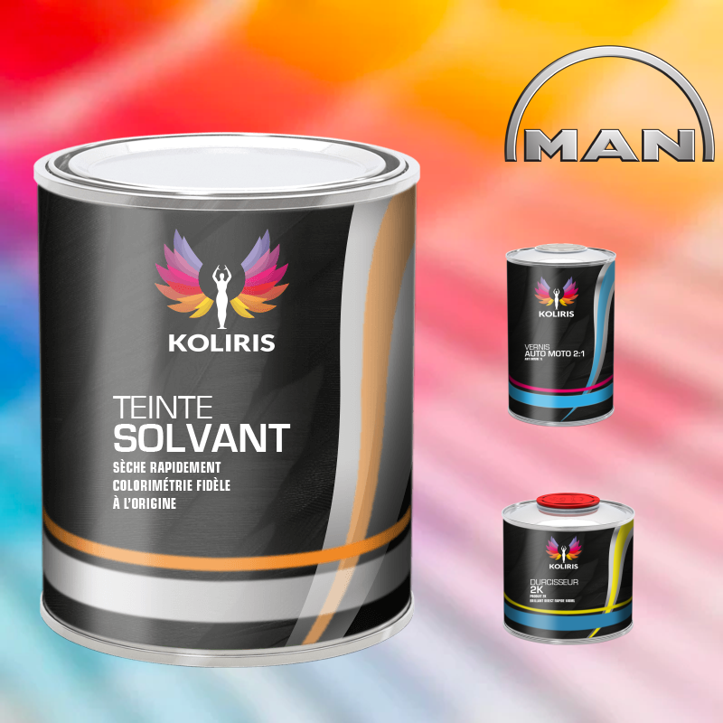 Kit peinture et vernis utilitaire - camion solvant Man