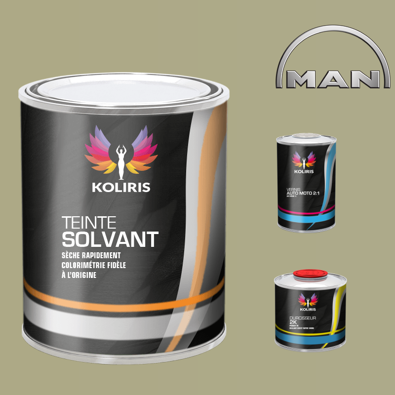Kit peinture et vernis utilitaire - camion solvant Man