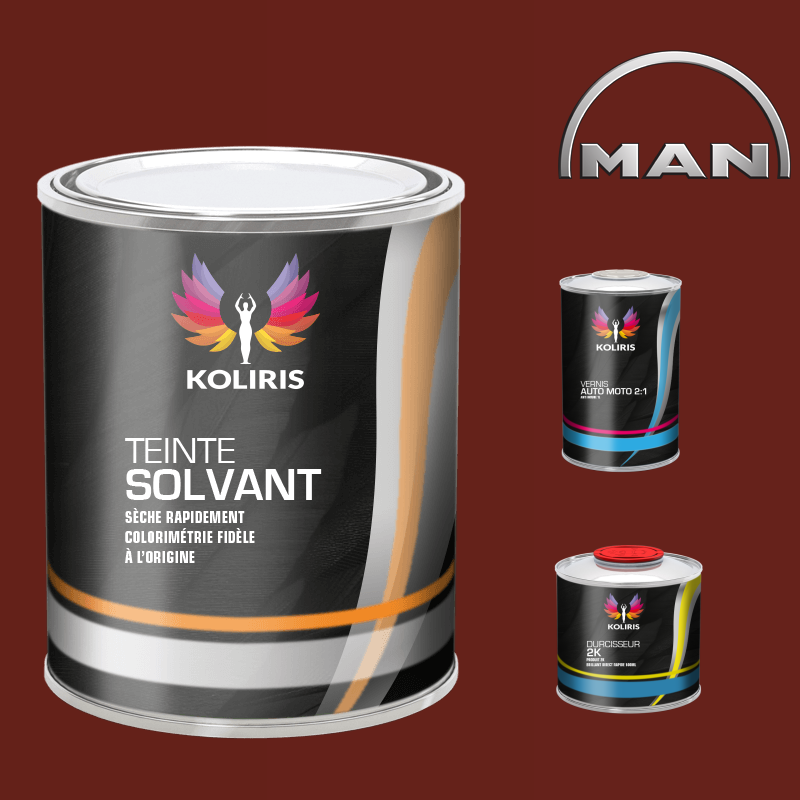Kit peinture et vernis utilitaire - camion solvant Man