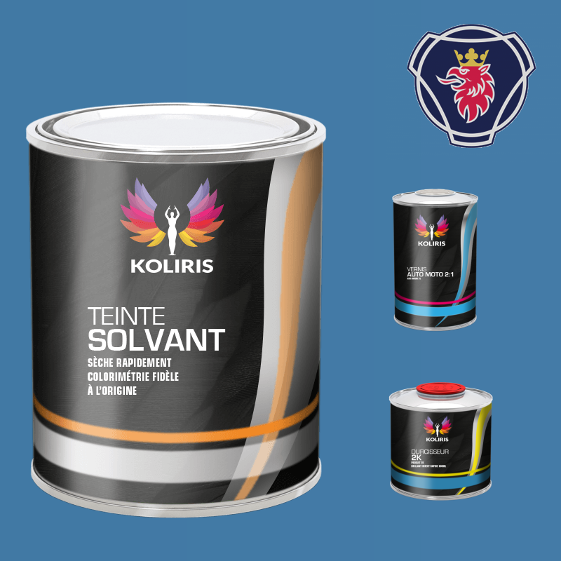 Kit peinture et vernis utilitaire - camion solvant Scania Vabis