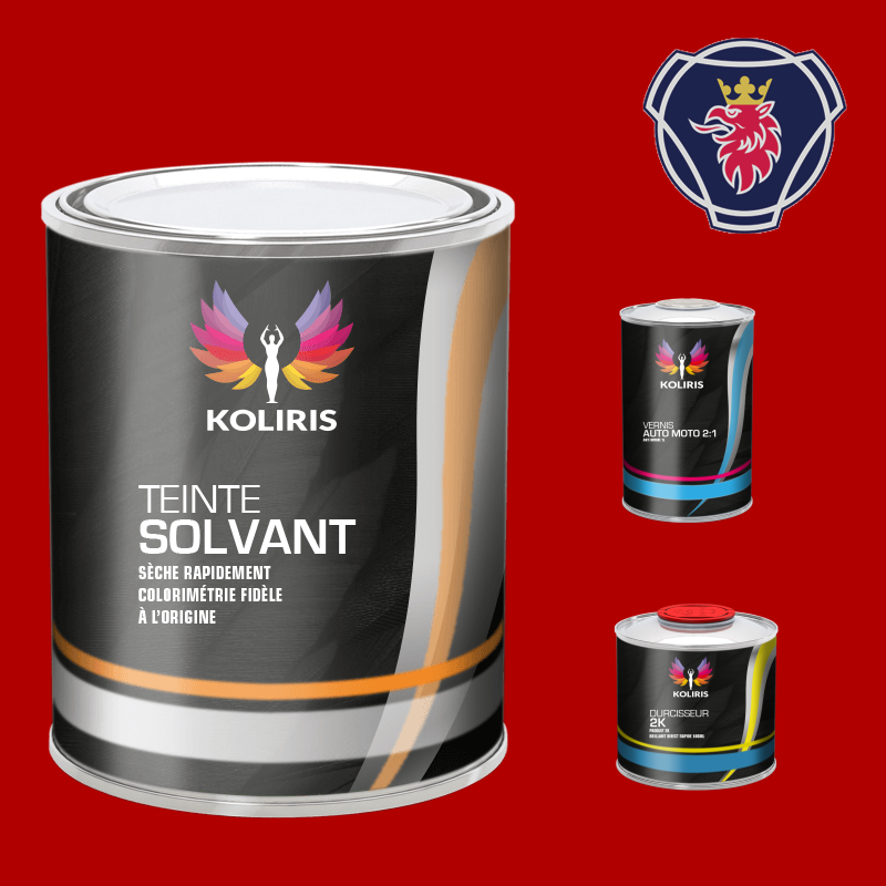 Kit peinture et vernis utilitaire - camion solvant Scania Vabis