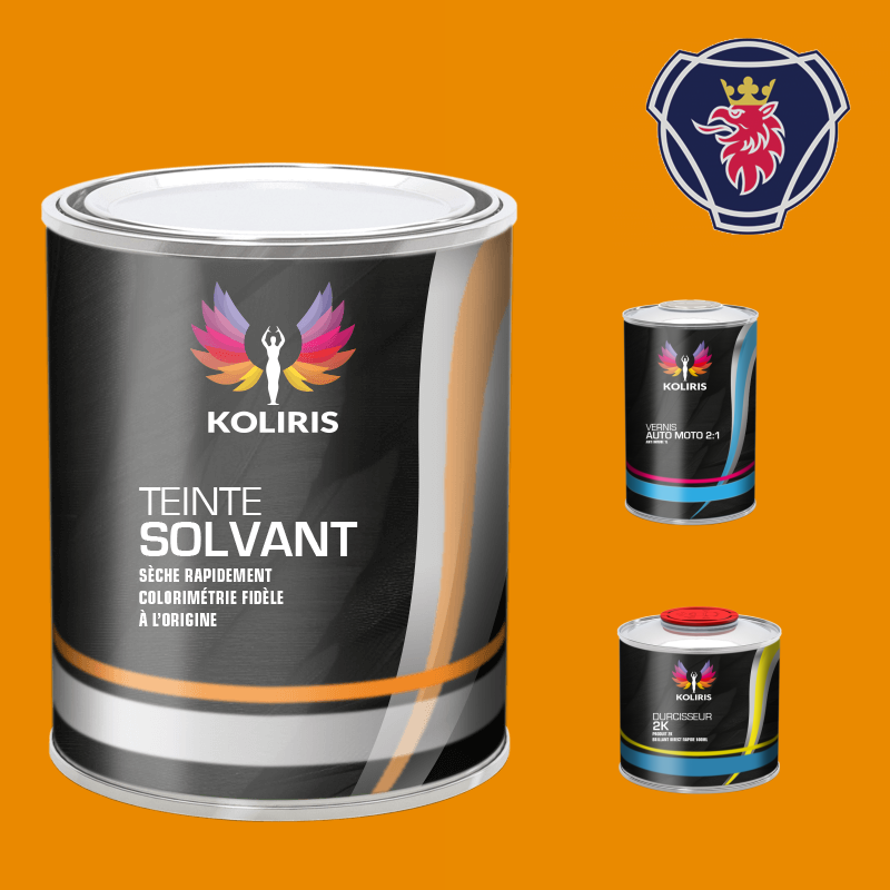 Kit peinture et vernis utilitaire - camion solvant Scania Vabis