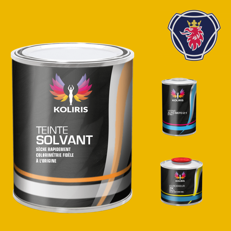Kit peinture et vernis utilitaire - camion solvant Scania Vabis