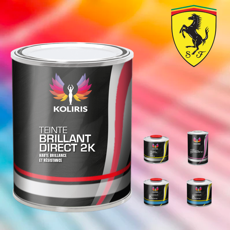 Pack peinture et primaire voiture brillant direct VOC420 Ferrari - Carenciel.pro