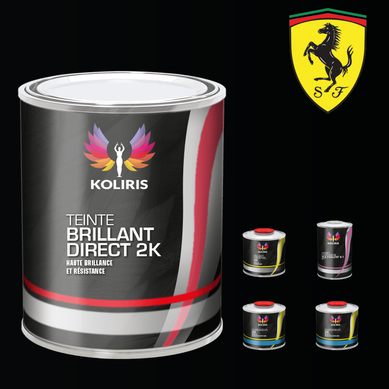 Pack peinture et primaire voiture brillant direct VOC420 Ferrari - Carenciel.pro