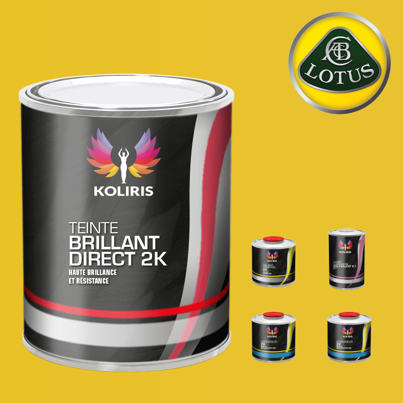 Pack peinture et primaire voiture brillant direct VOC420 Lotus - Carenciel.pro