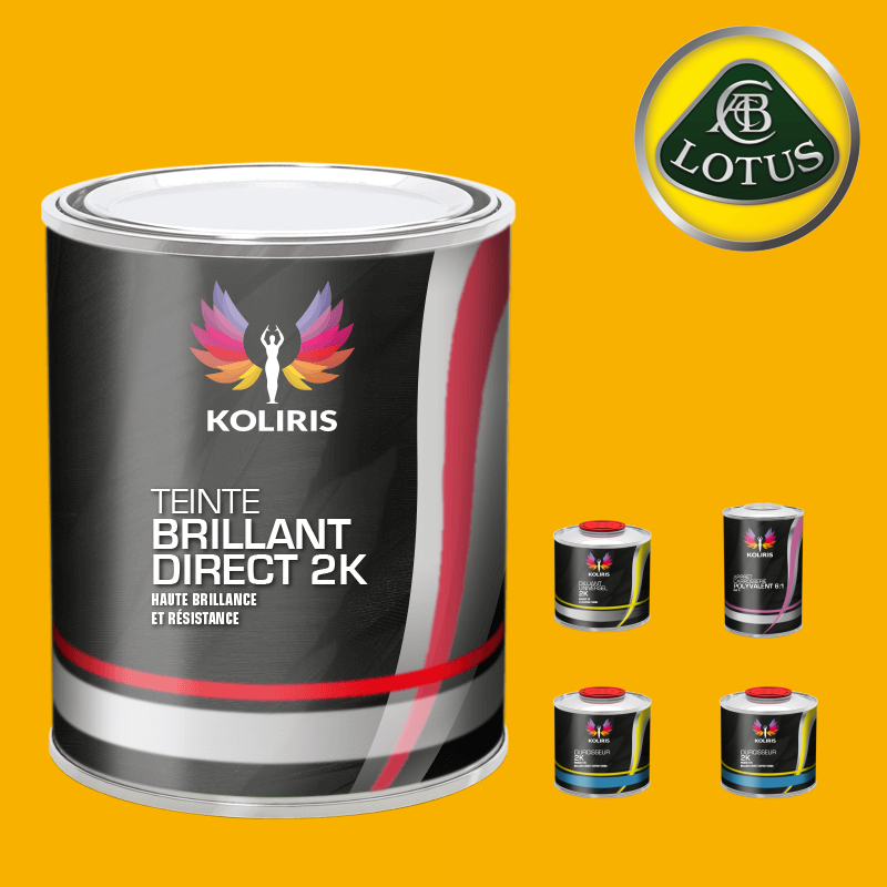 Pack peinture et primaire voiture brillant direct VOC420 Lotus - Carenciel.pro