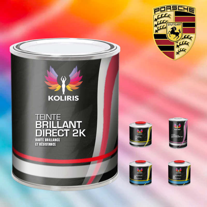 Pack peinture et primaire voiture brillant direct VOC420 Porsche - Carenciel.pro