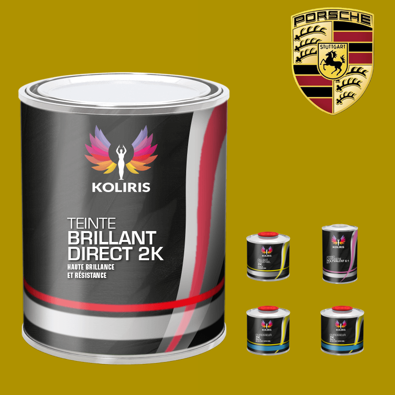 Pack peinture et primaire voiture brillant direct VOC420 Porsche - Carenciel.pro