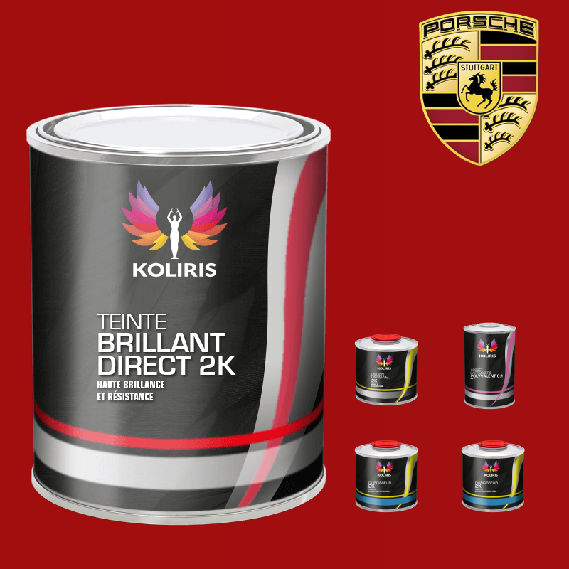 Pack peinture et primaire voiture brillant direct VOC420 Porsche - Carenciel.pro
