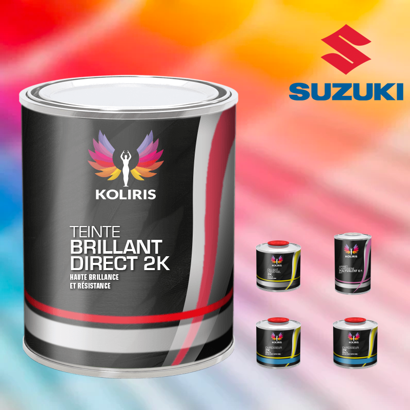 Pack peinture et primaire voiture brillant direct VOC420 Suzuki
