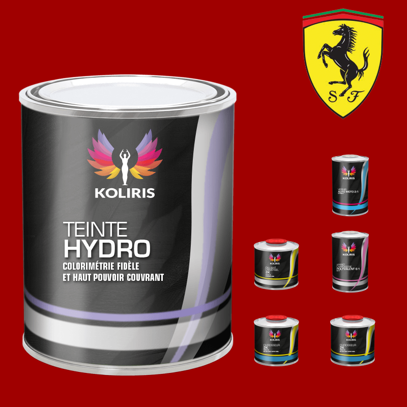 Pack peinture vernis apprêt voiture hydro Ferrari