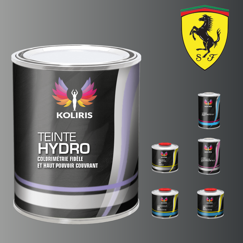 Pack peinture vernis apprêt voiture hydro Ferrari