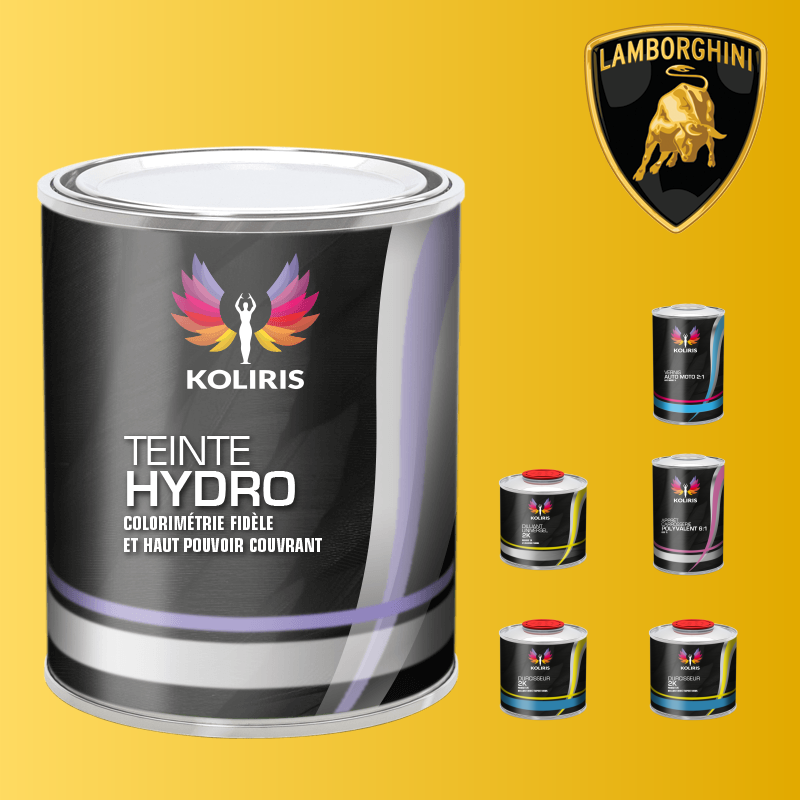 Pack peinture vernis apprêt voiture hydro Lamborghini