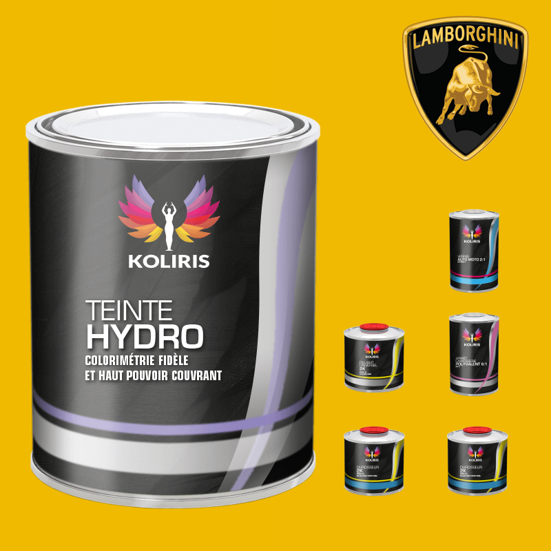Pack peinture vernis apprêt voiture hydro Lamborghini