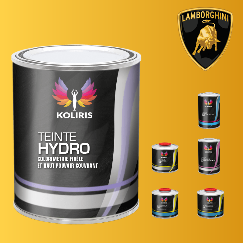 Pack peinture vernis apprêt voiture hydro Lamborghini