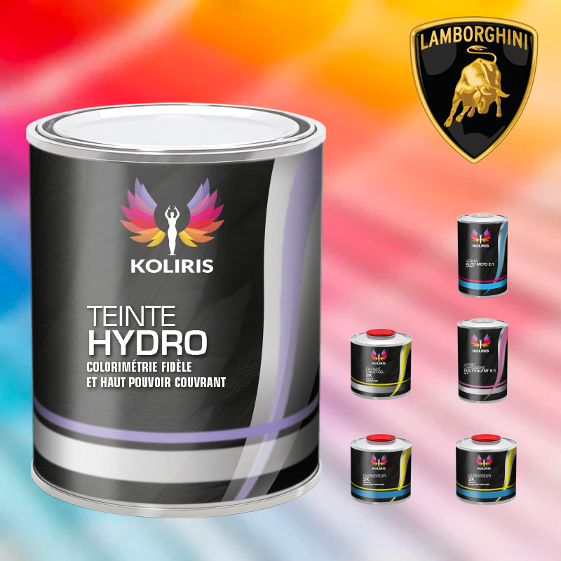 Pack peinture vernis apprêt voiture hydro Lamborghini