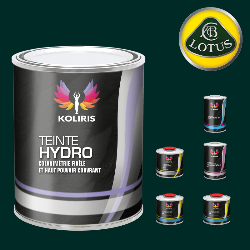 Pack peinture vernis apprêt voiture hydro Lotus