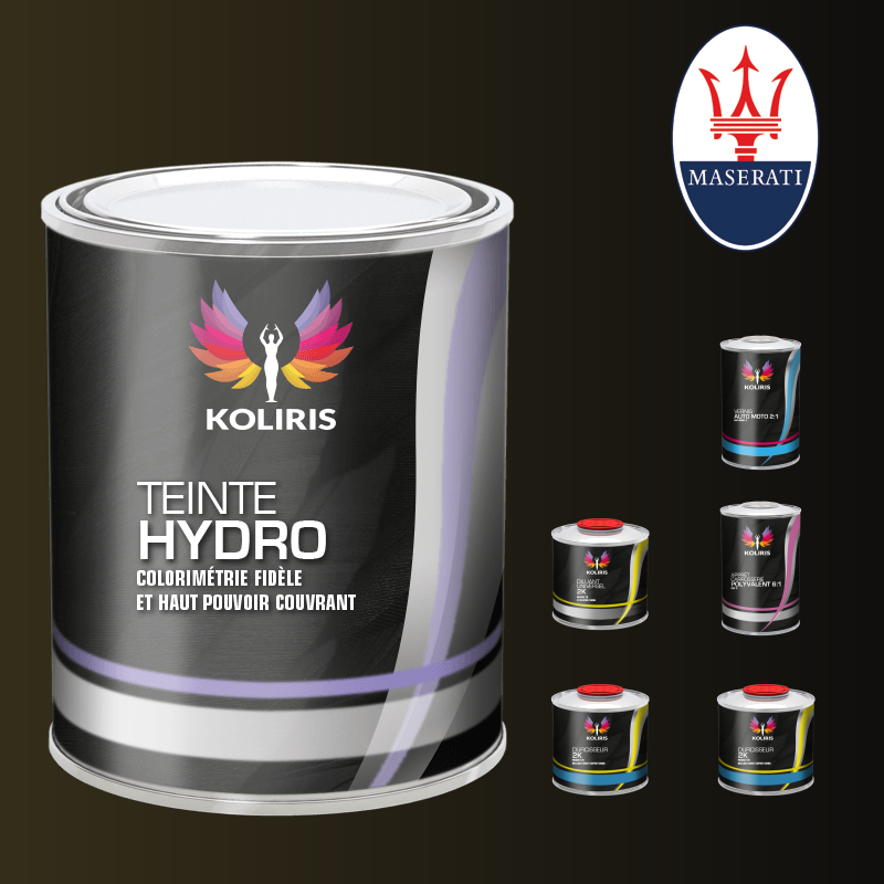 Pack peinture vernis apprêt voiture Maserati Koliris - Carenciel