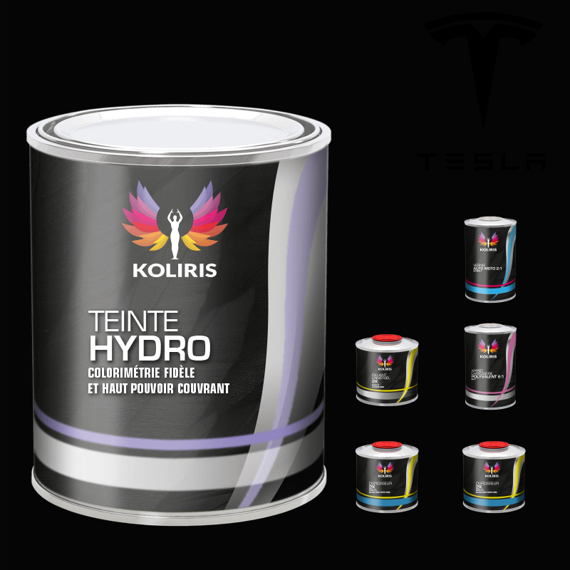 Pack peinture vernis apprêt voiture hydro Tesla - Carenciel.pro
