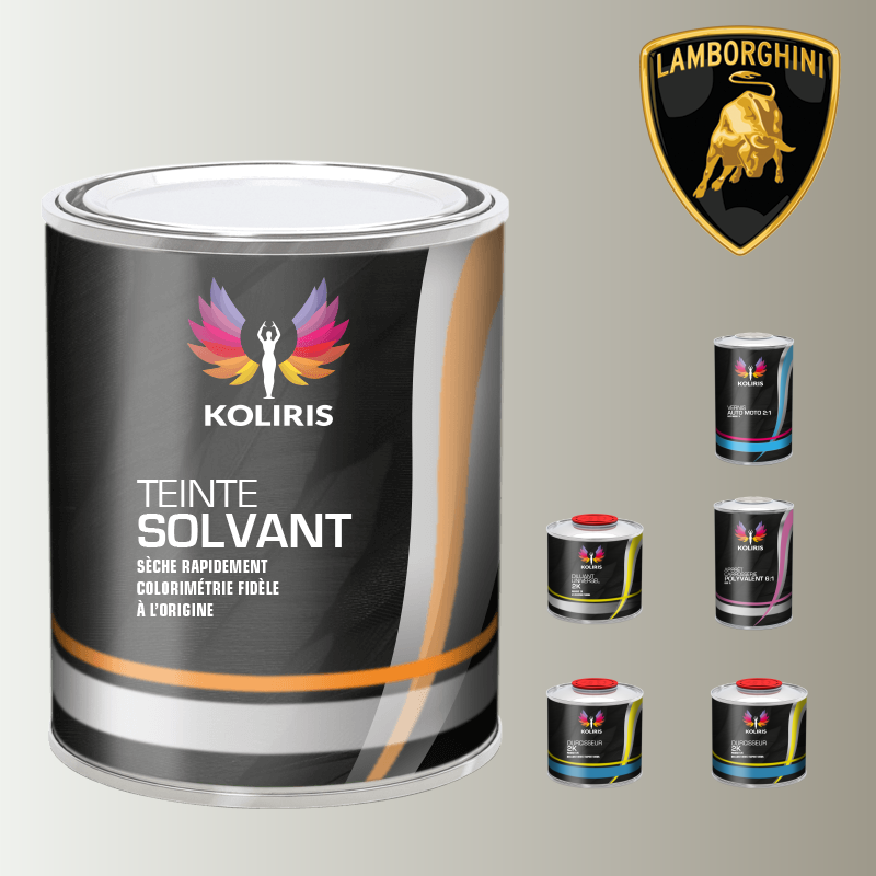 Pack peinture vernis apprêt voiture solvant Lamborghini