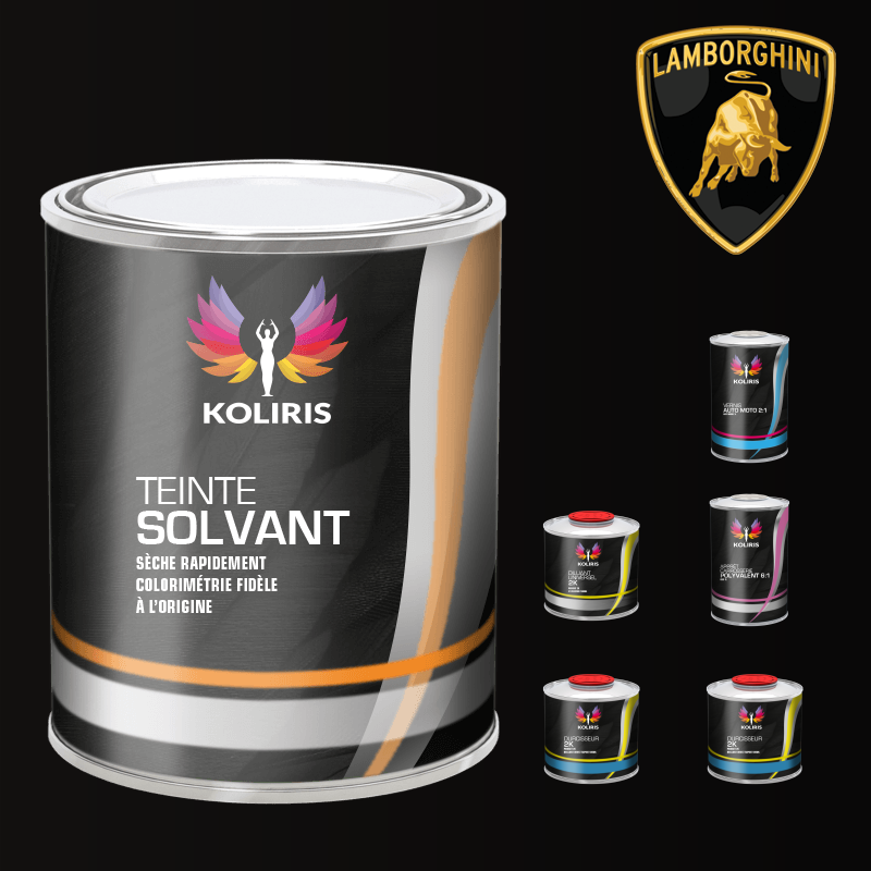 Pack peinture vernis apprêt voiture solvant Lamborghini