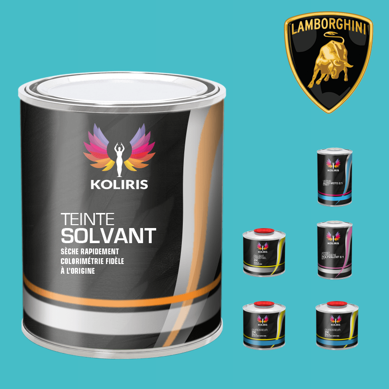 Pack peinture vernis apprêt voiture solvant Lamborghini