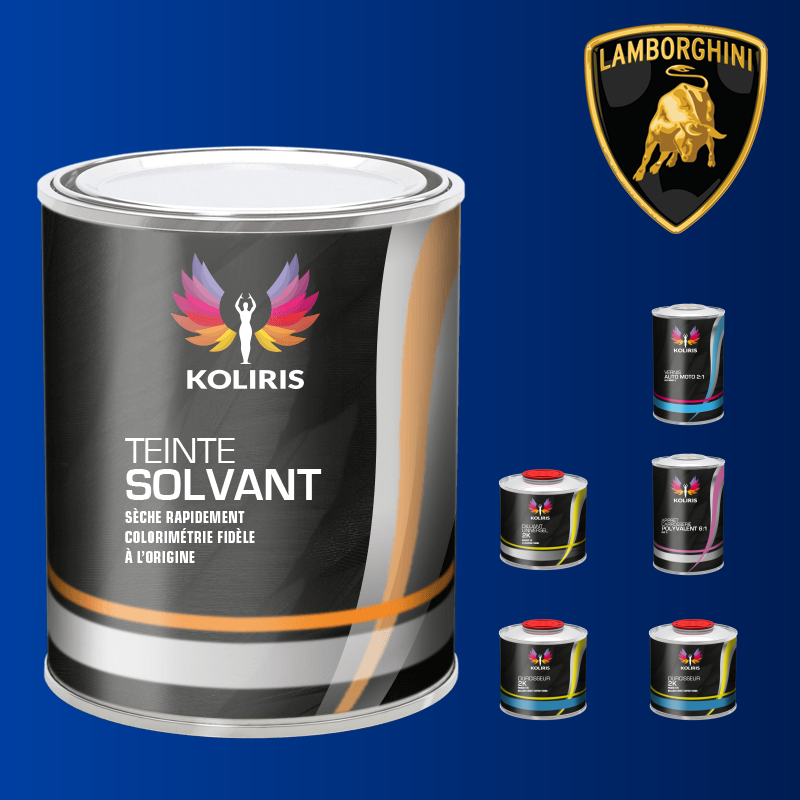 Pack peinture vernis apprêt voiture solvant Lamborghini